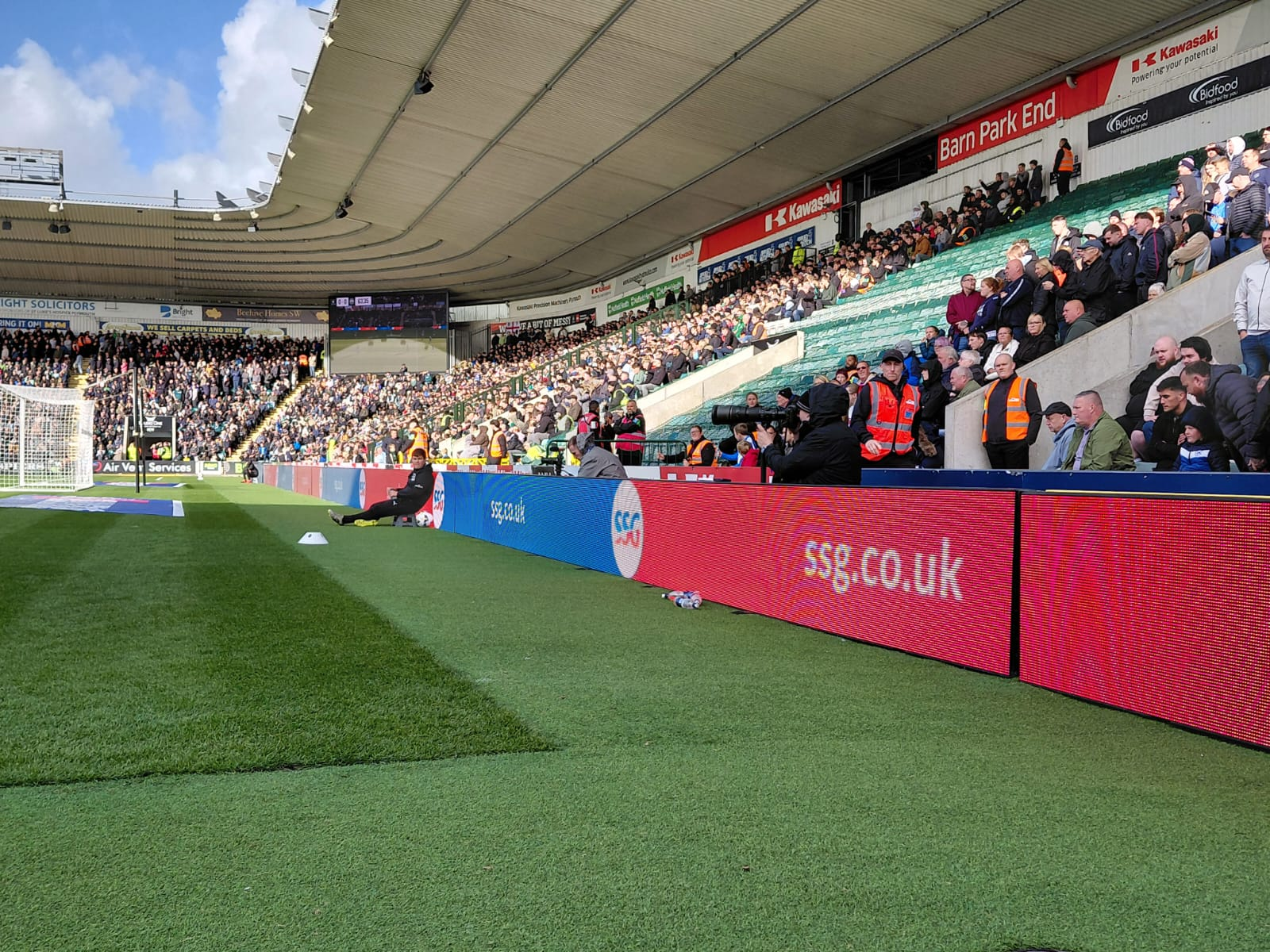 Image for SSG announce LED advertising sponsor with Plymouth Argyle!